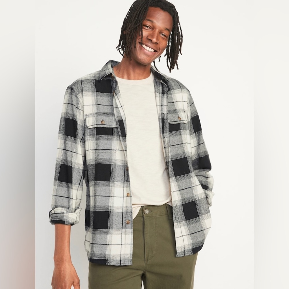 Black and white Flannel